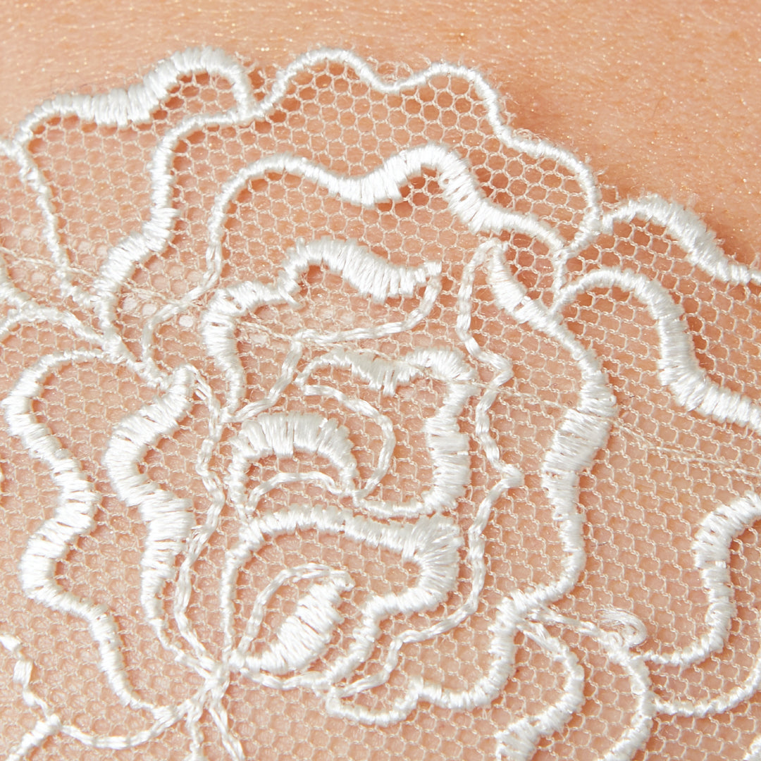 Sheer Mesh Balconette Bra Pamela Cappucino-5