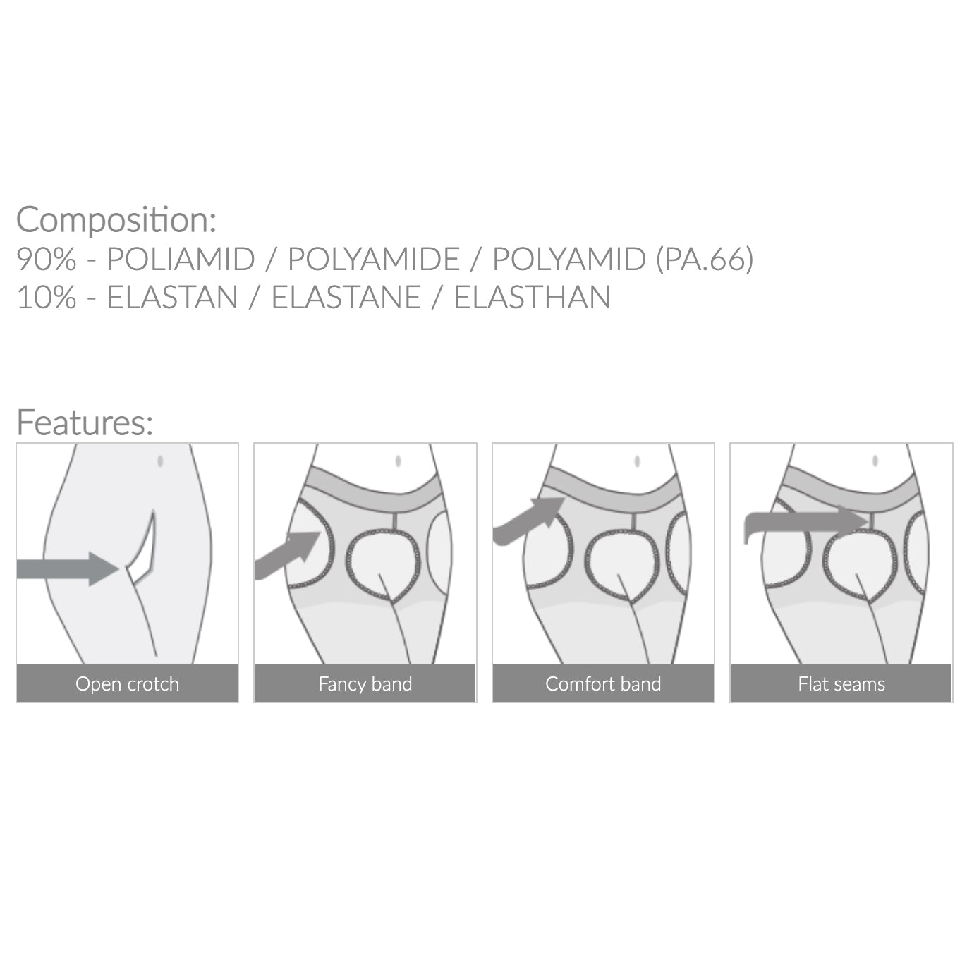 Exclusive Erotic Open Crotch Pantyhose 20DEN Hip Gloss Red-5