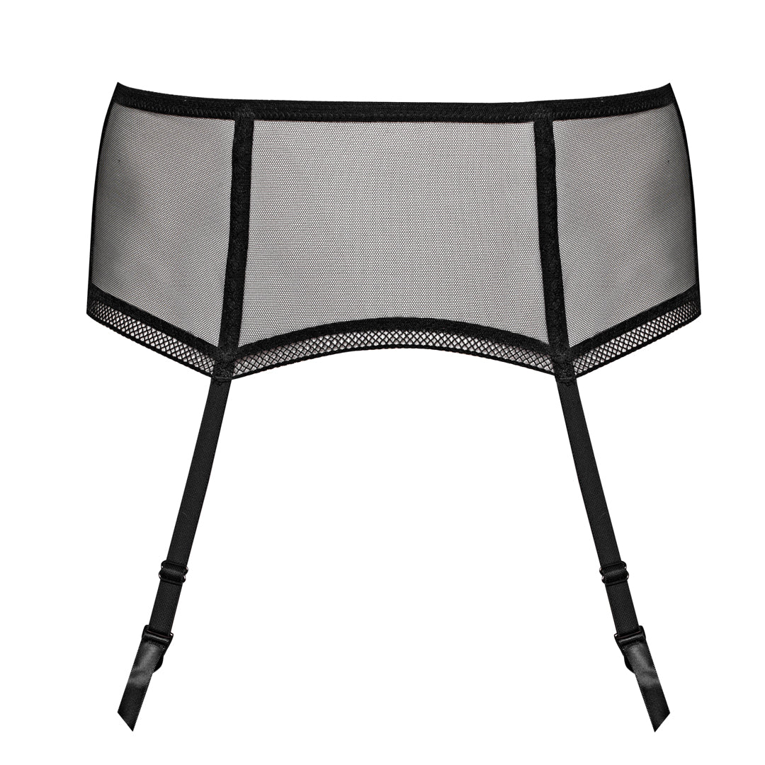 Transparent Tulle Garter Belt Samanta Leo