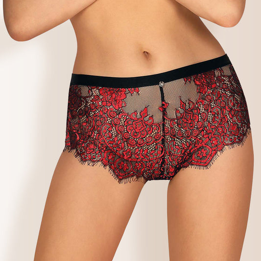 Sheer Seductive Lace Shorties Panty Obsessive Redessia-0