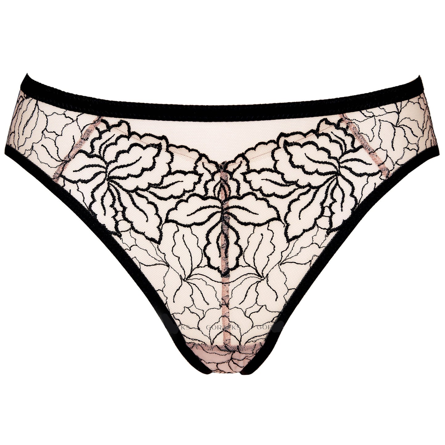 Sheer Mesh Thong Panty Gorteks Rumi-5