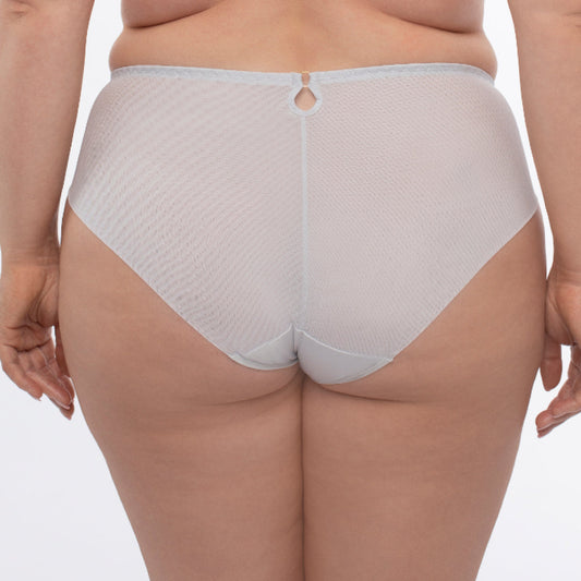 Sheer Mesh Tulle Embroidered Brief Panty Sweet-1