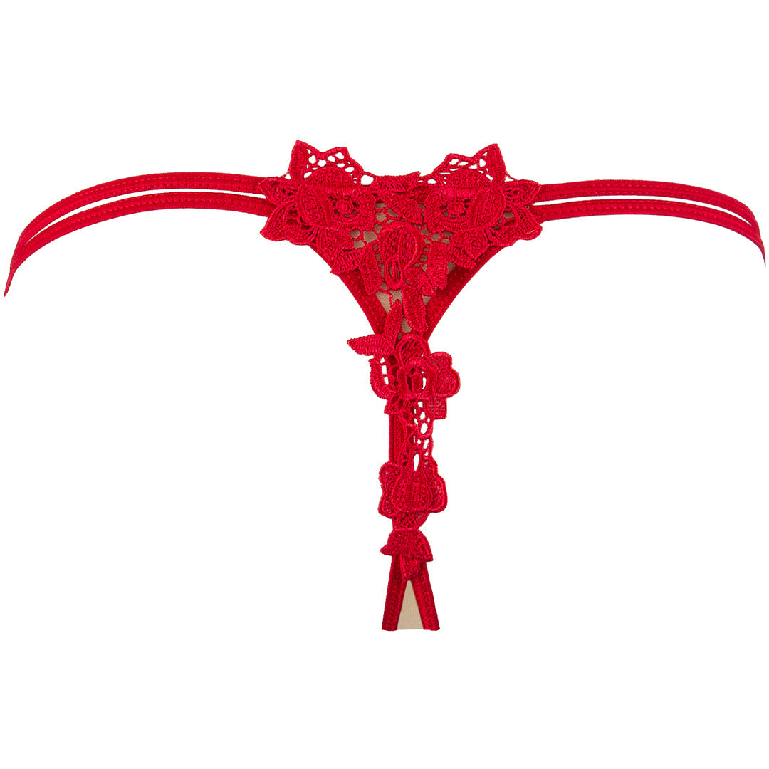 Sexy String Thong Axami Naughty in Nude Red-6