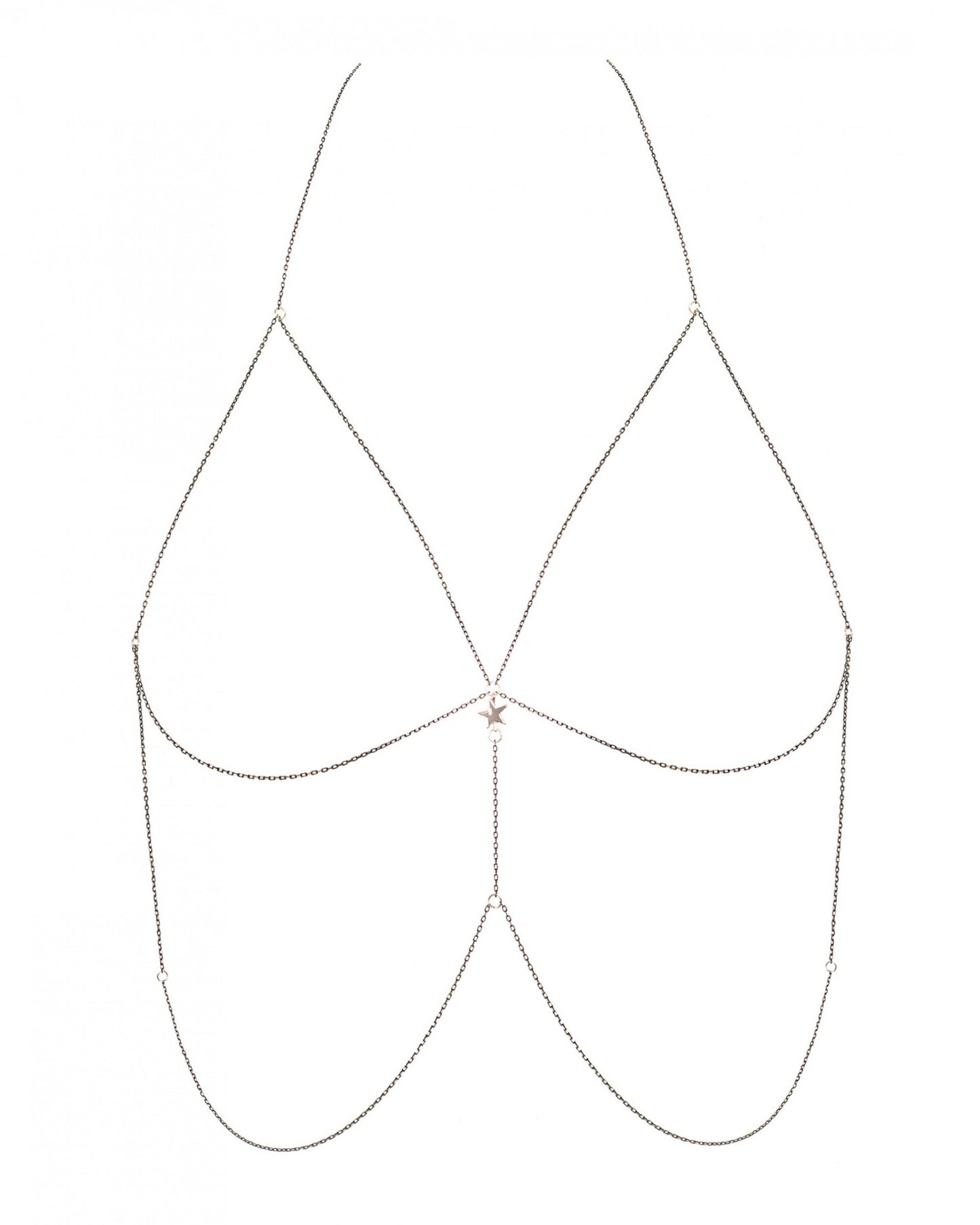 Gold Bikini Body Chain Obsessive Bijou-2