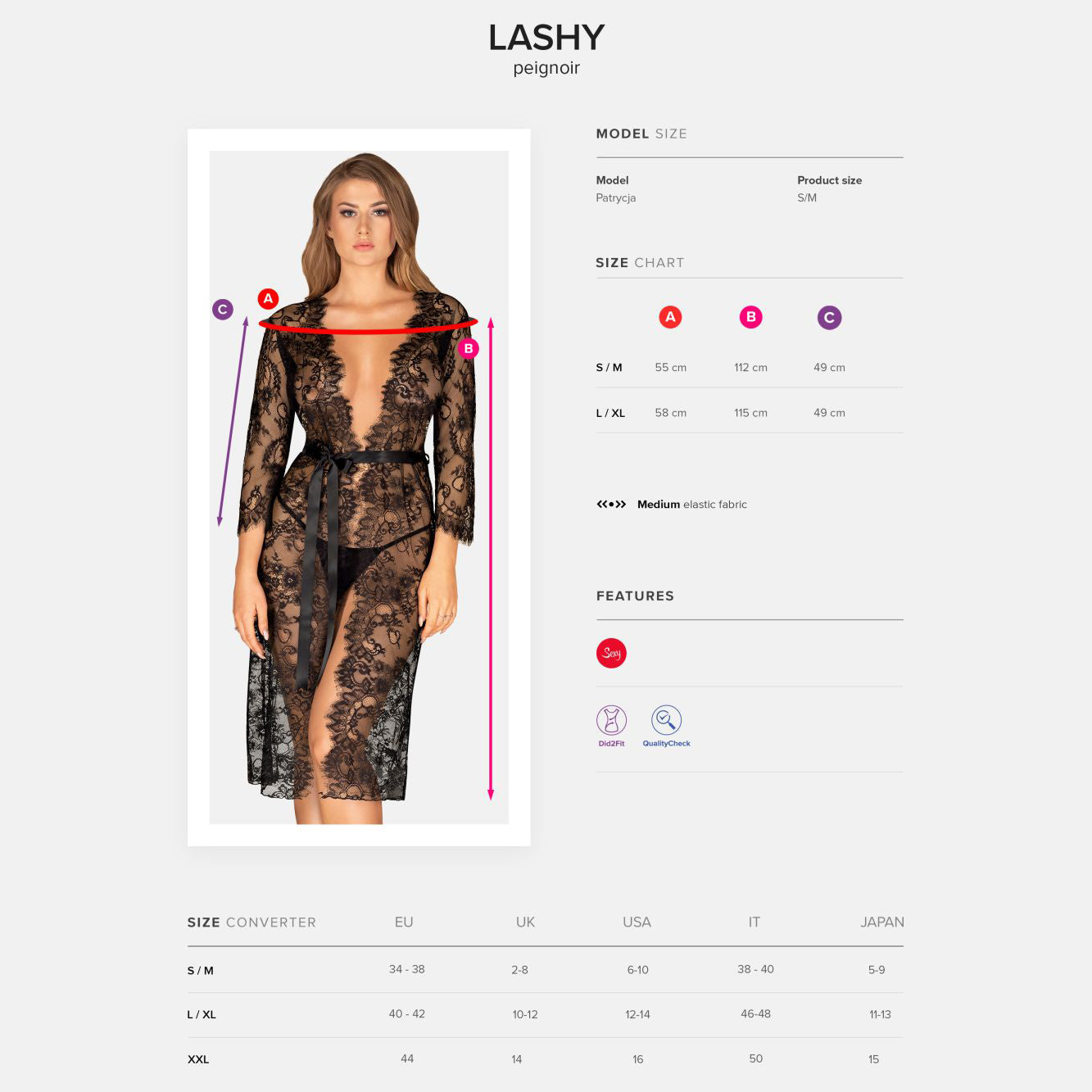 Sexy Sheer Eyelash Peniuar Obsessive Lashy-8