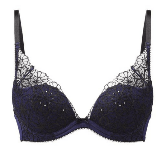 Gossard Graphic Floral Padded Plunge Bra-1