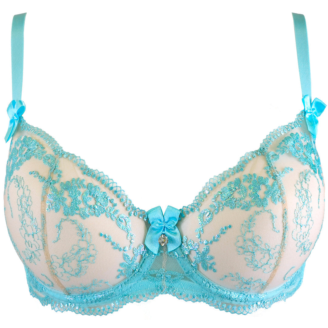 Sexy Sheer Balconette Bra Axami Alice-6