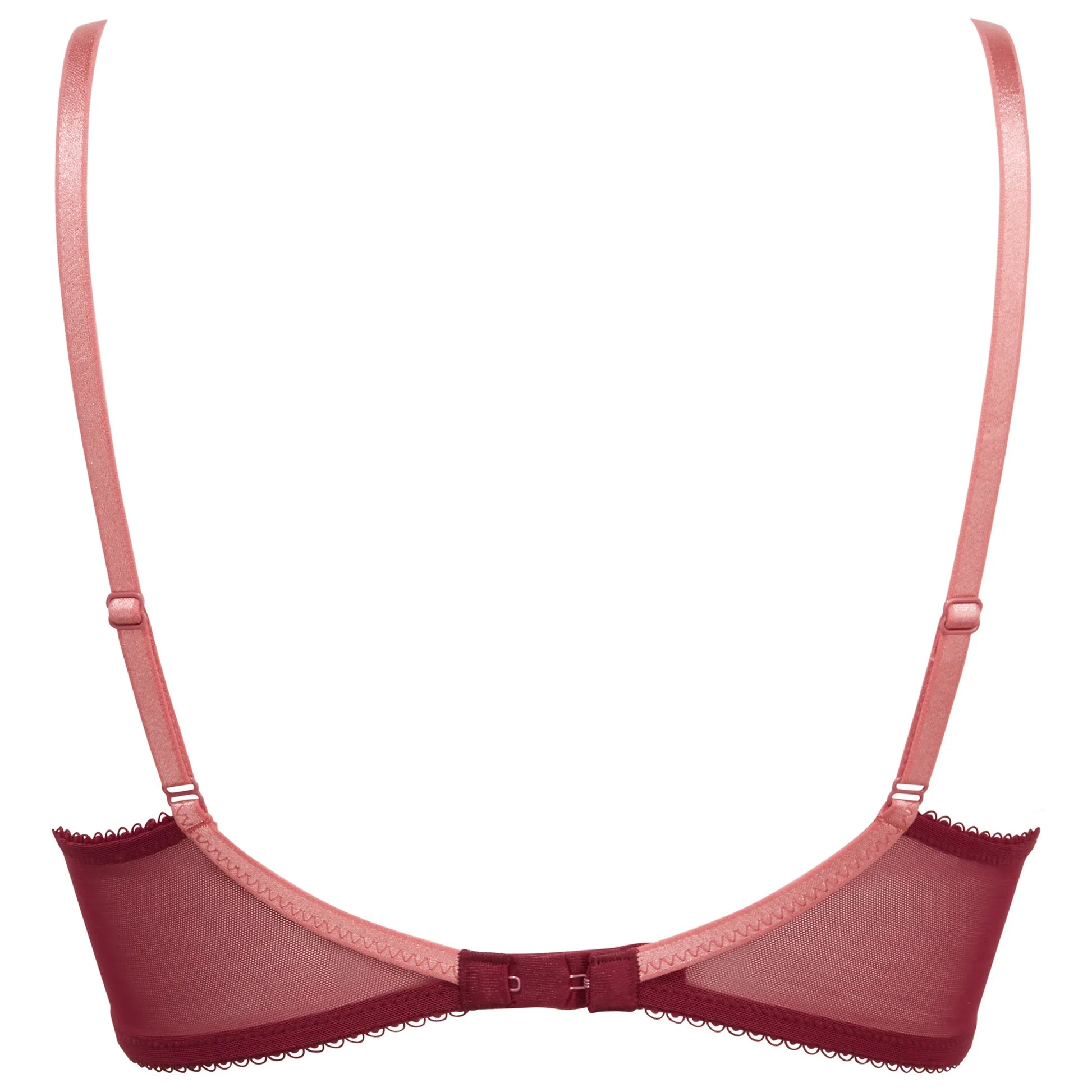 Gossard Superboost Lace Plunge Bra Cranberry/Raspberry Sorbet-3