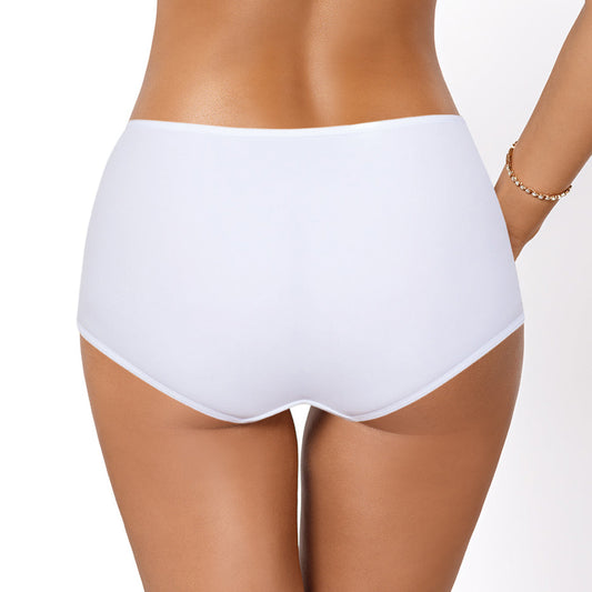 High Waist Brief Panty PariPari Cassi White