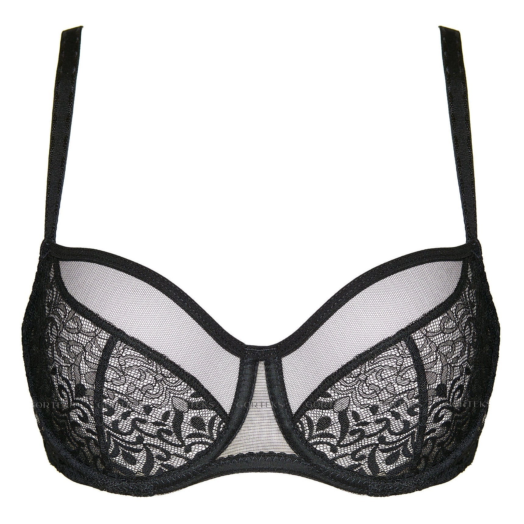 Sheer Plus Size Underwire Bra Gorteks Gabi-8