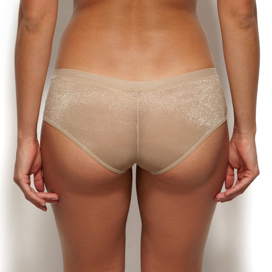 Sheer See Through Shorts Panty Gossard Glossies Nude-1