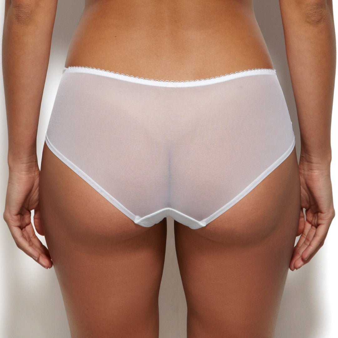 Sheer Shorts Panty Gossard Superboost Lace White-1