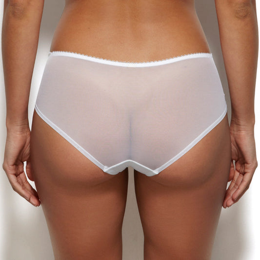 Sheer Shorts Panty Gossard Superboost Lace White-1