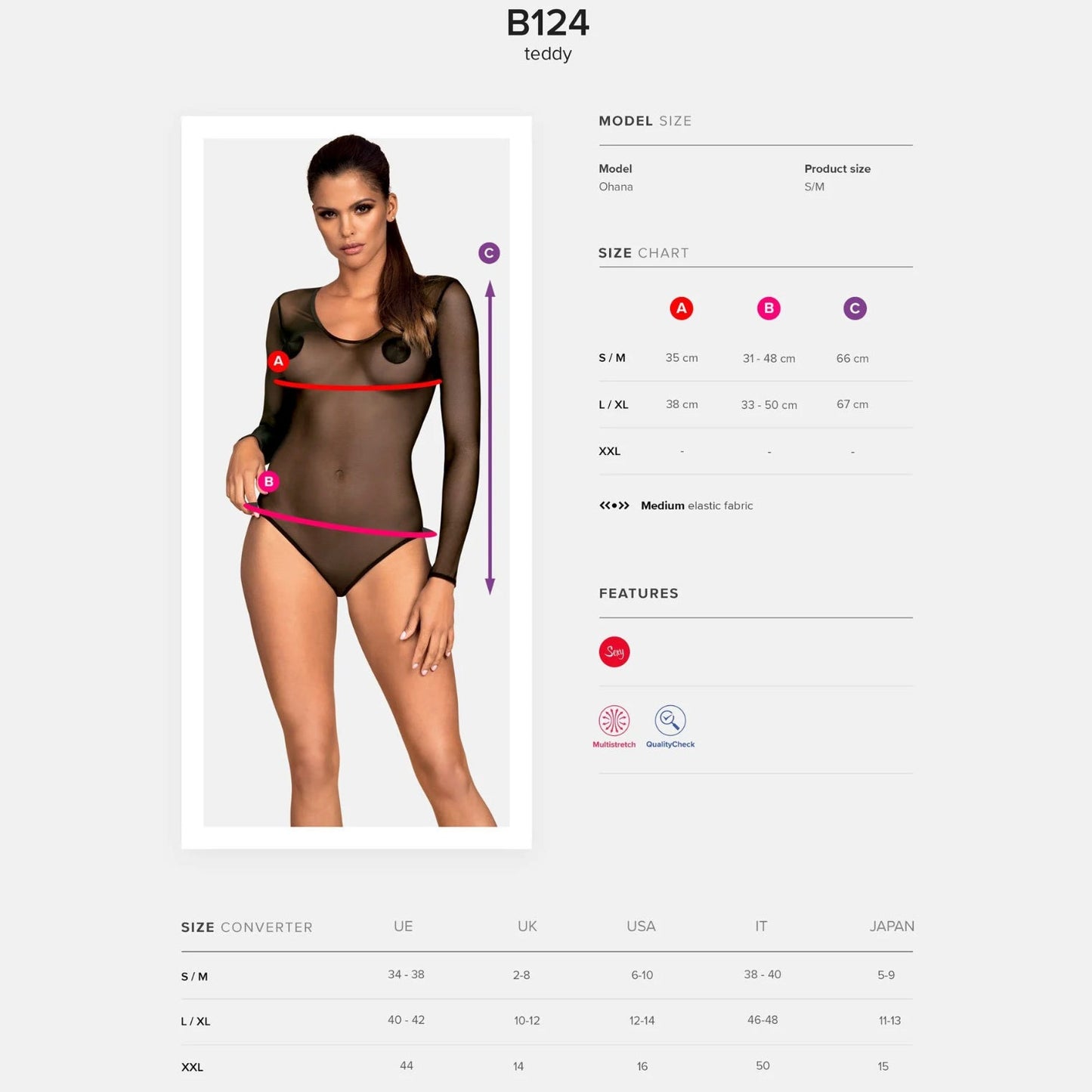 Sheer Bodysuit Obsessive Senia-4