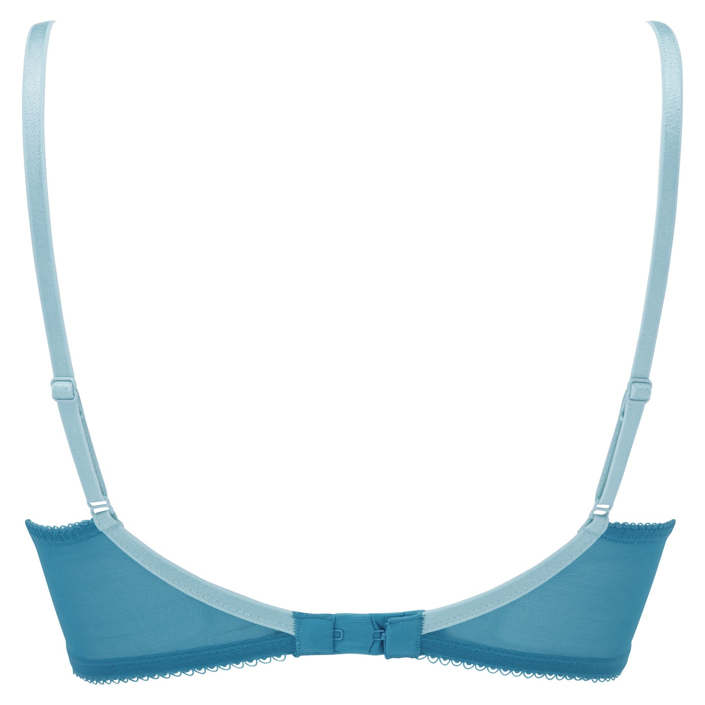 Gossard Superboost Lace Sheer Plunge Bra Ocean Blue-5