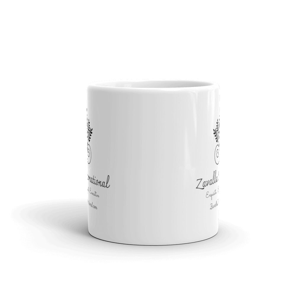 Zavalla International white glossy mug