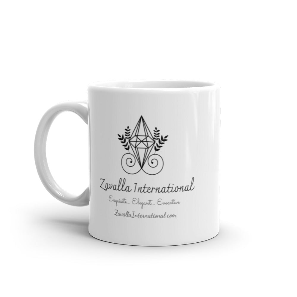 Zavalla International white glossy mug