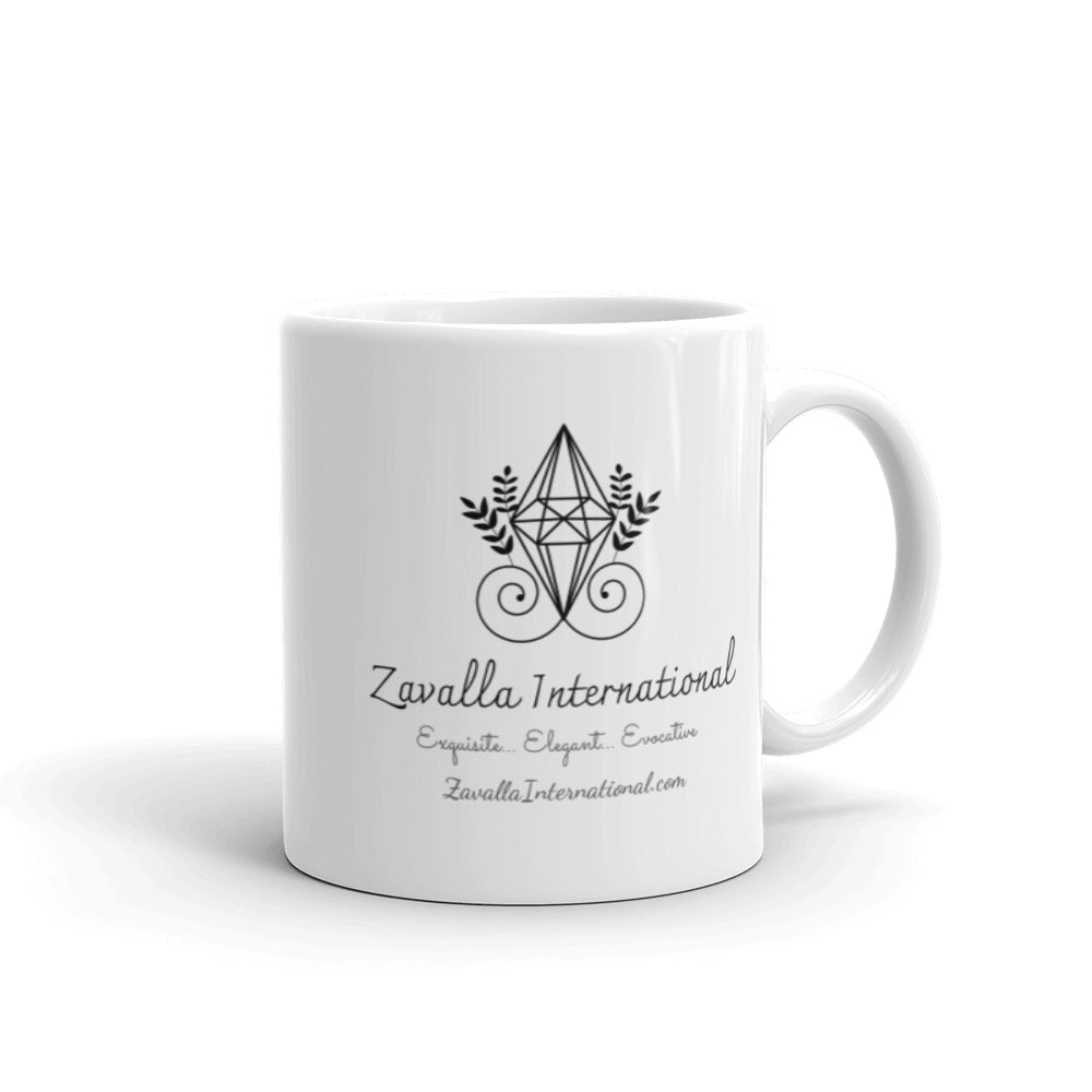 Zavalla International white glossy mug